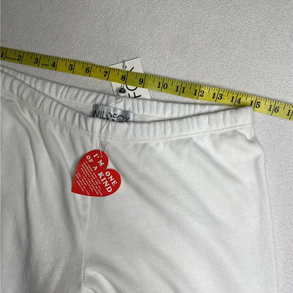 Wildfox Women's Knox Jogger Sweatpants 'Edelweiss Wash' Size (M) Medium NEW - Picture 9 of 11